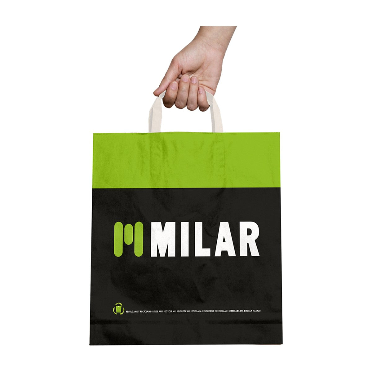 BOLSA PAPEL MILAR 32X12X40 (200U)