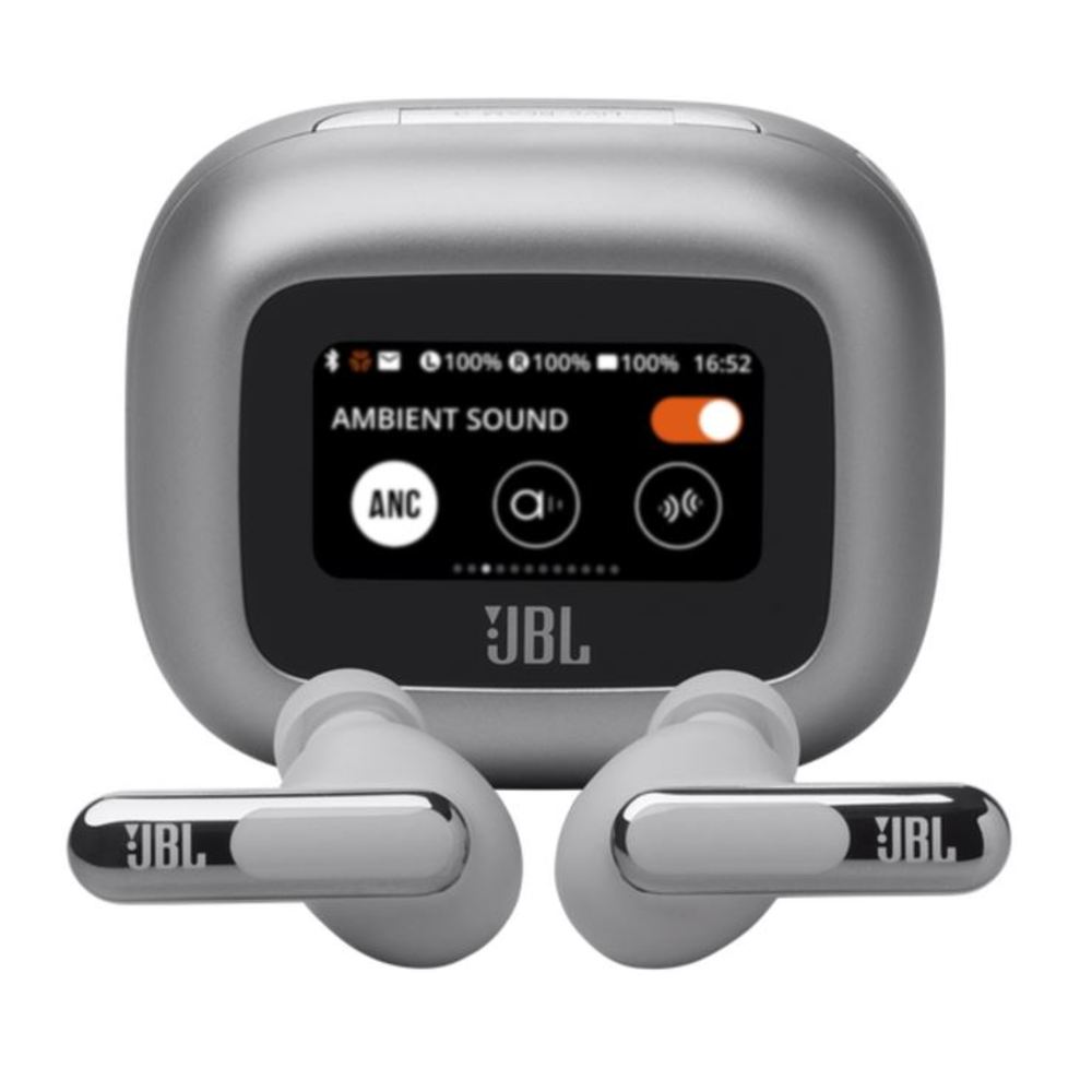 AURICULARES JBL LIVE BEAM 3 SILVER