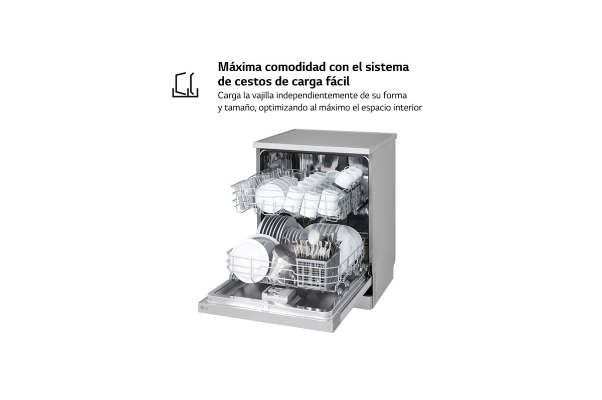 LAVAV. LG DF142FV D 14CUB INOX