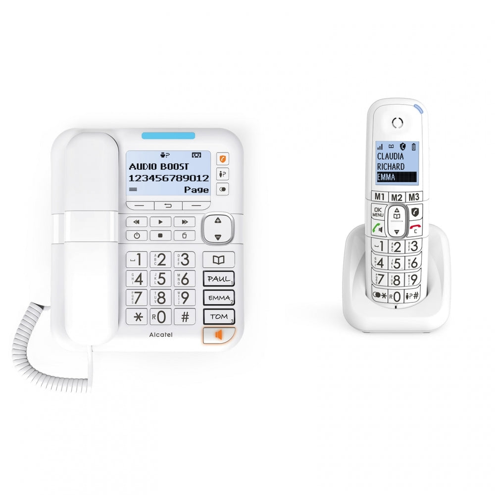 TELEFONO ALCATEL DEC XL785 COMBO BLANCO