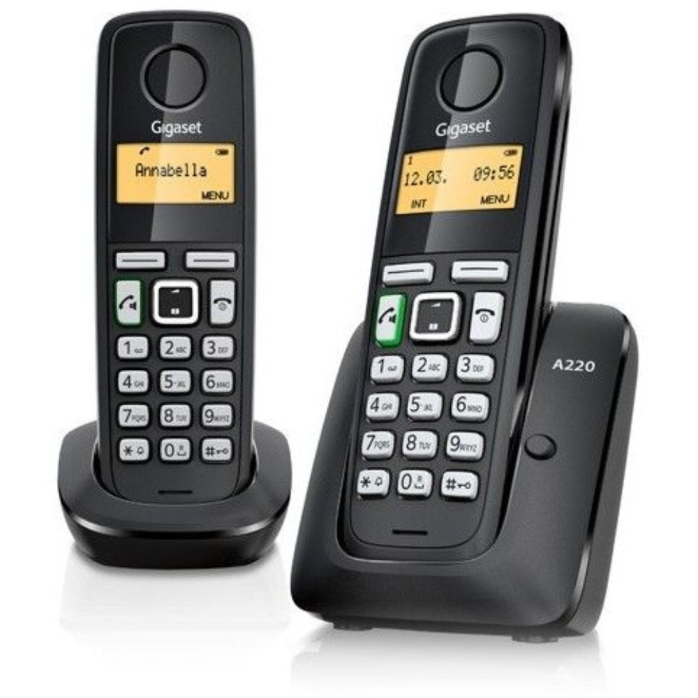TELEFONO SIEMENS GIGASET A270 DUO NEGRO