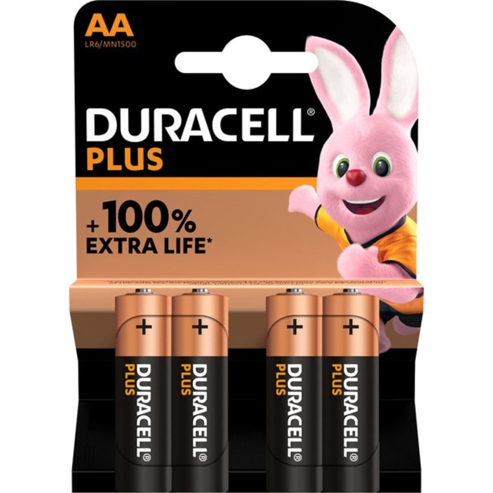 PILA DURACELL ALCAL PLUS PBA AA LR06 K4