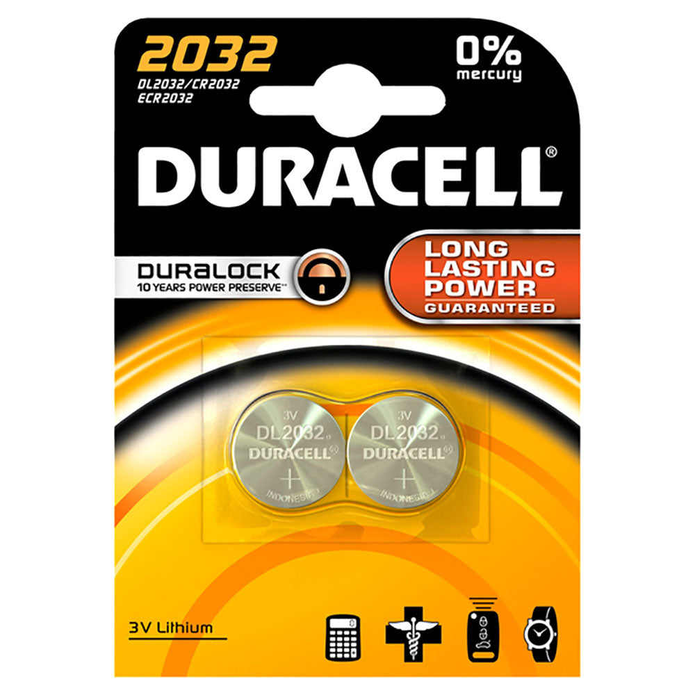 PILA DURACELL DL2032 BLISTER 2UNID.