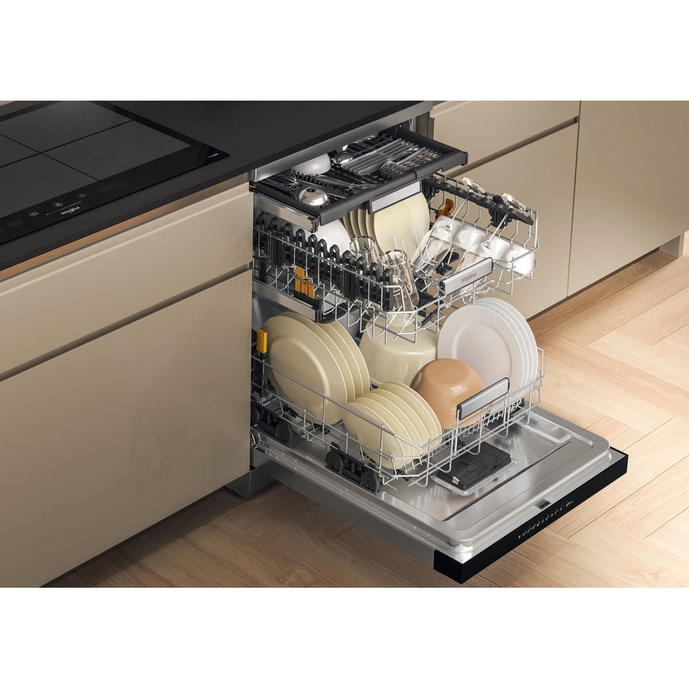 LAVAV. WHIRLPOOL W7F HP43 X C 15CUB INOX
