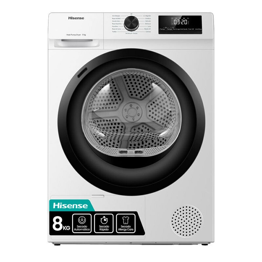 SECADORA HISENSE DHQE800BW2 D 8KG