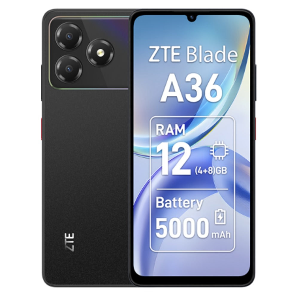 TELEFONO ZTE BLADE A36 4+8+64GB BLACK --