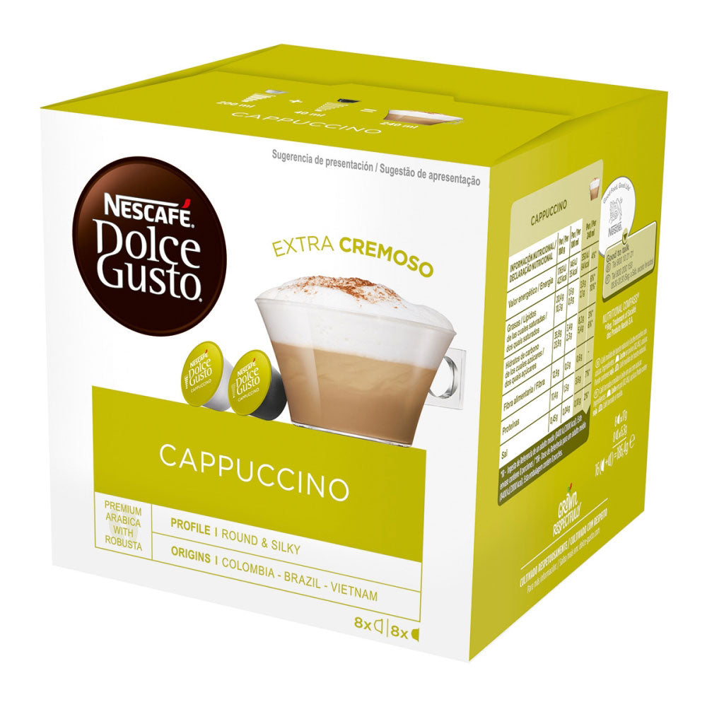 CAPSULAS NESTLE CAPUCCINO 16 CAPSULAS