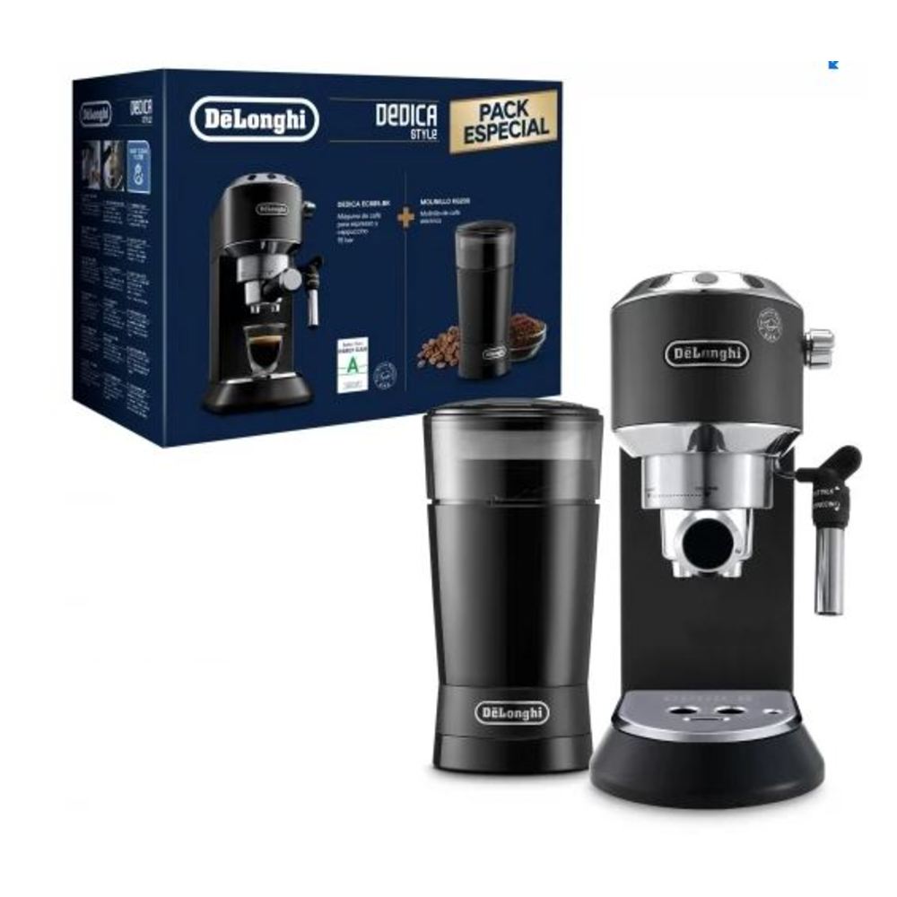 CAFETERA DELONGHI EC685BK + KG200
