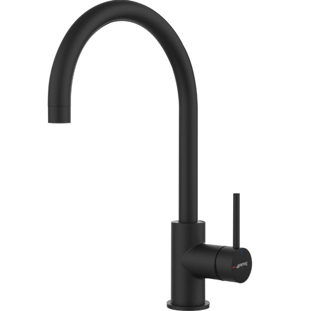 GRIFO SMEG MJMN CA¥O GIRATORIO NEGRO