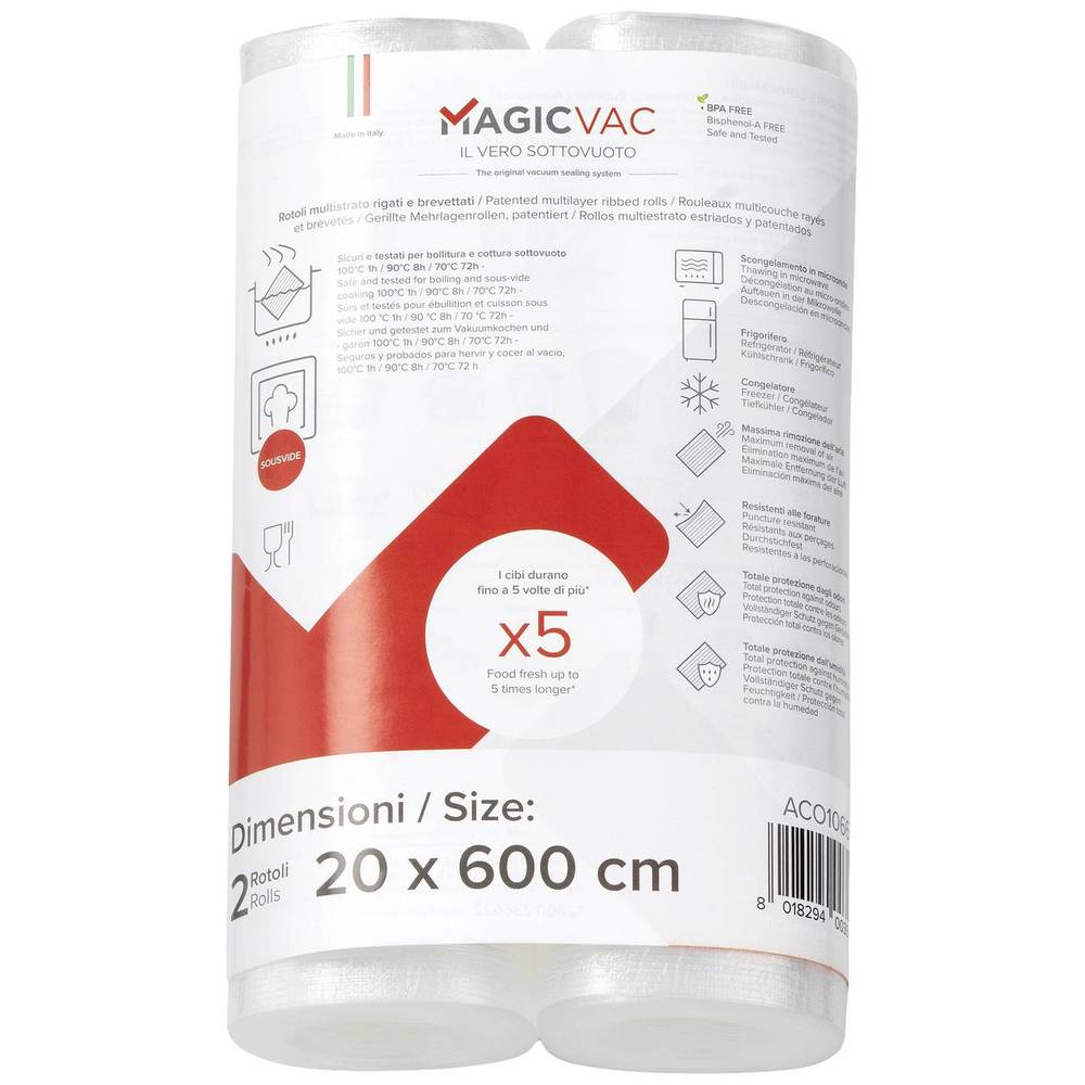 ROLLOS MAGIC VAC ACO1066 2 UND 20X6