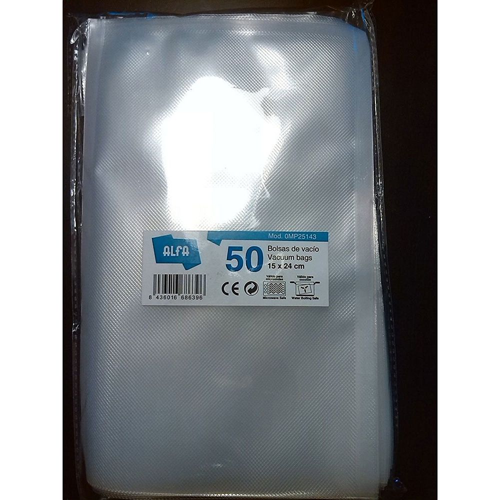 BOLSAS ALFA 0MP2514300 15X24CM 50UNDS