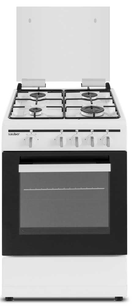 COCINA SAUBER SCW41GB 4GAS BLANCA 50X55