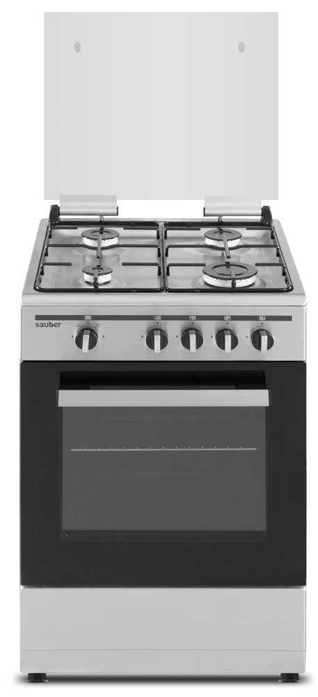 COCINA SAUBER SCI41GB 4GAS INOX 50X55
