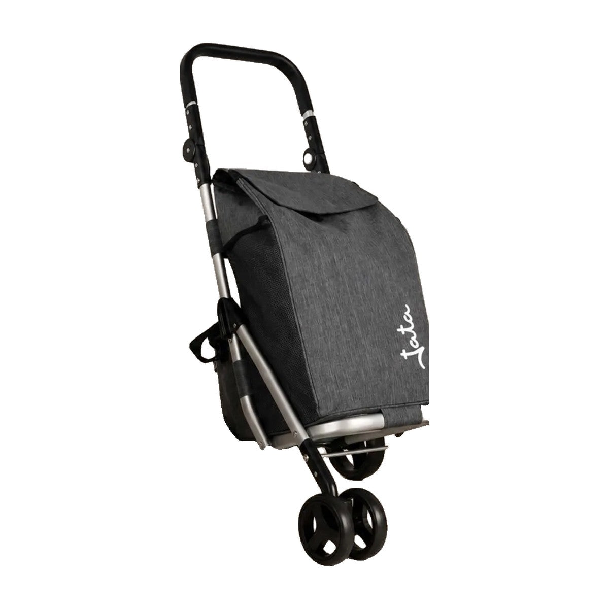 CARRO COMPRA JATA HCAR2502 GRIS 4RUEDAS