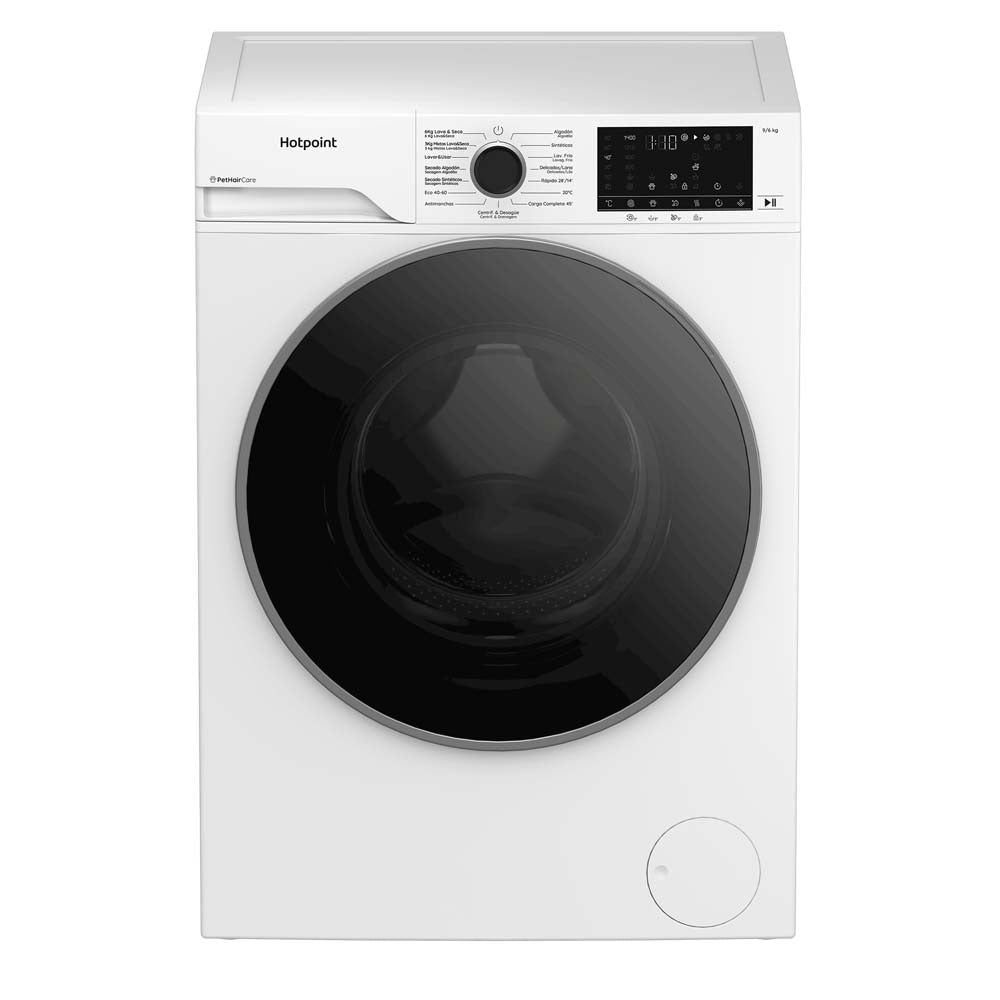 LAVADORA HOTPOINT HBD9680SPT A/D 9/6KG