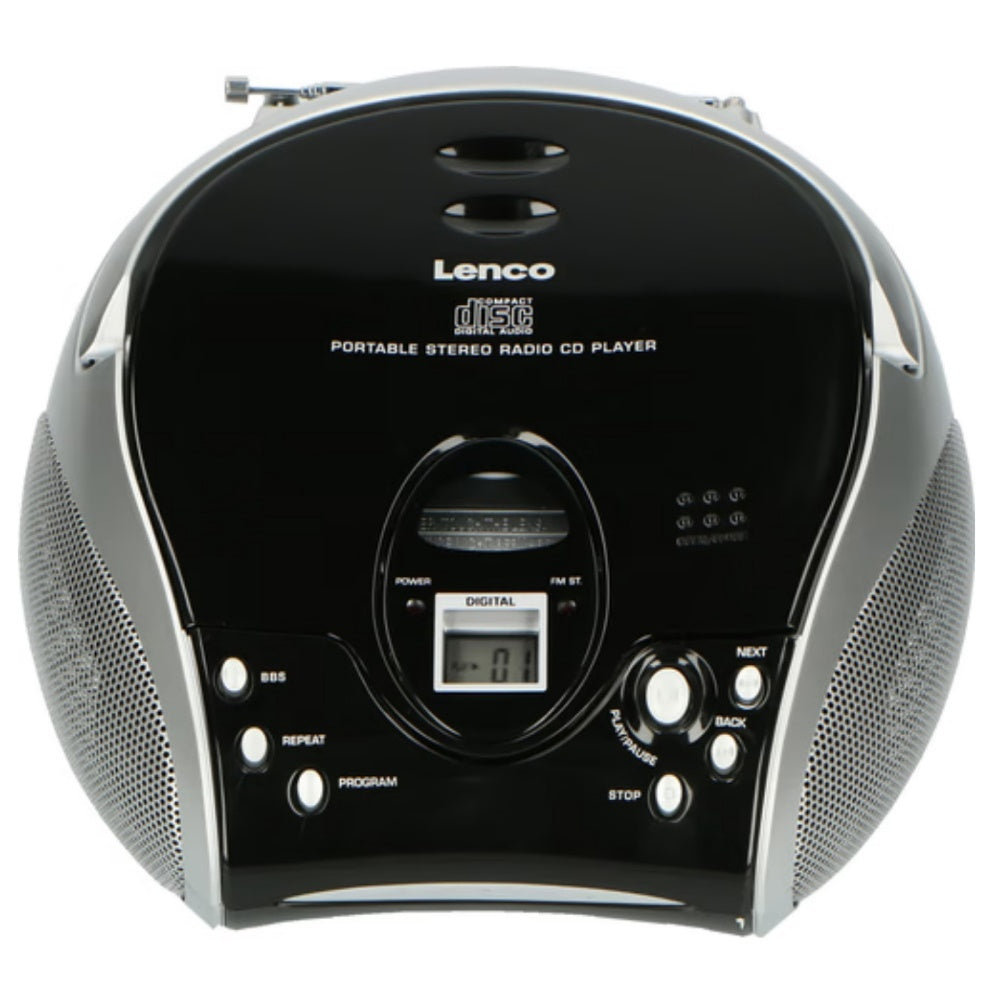 RAD. CD LENCO SCD-24 BL/SI NEGRA