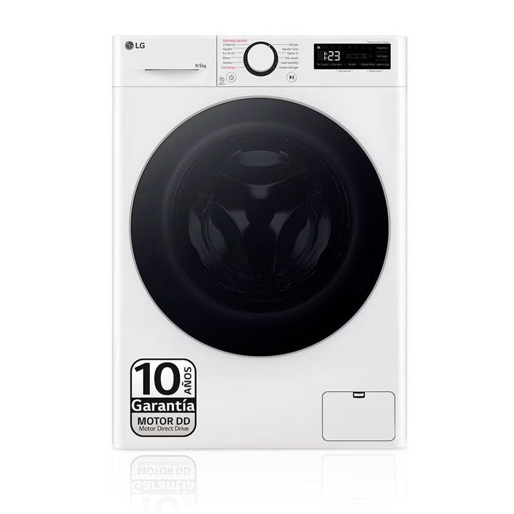 LAVADORA LG F2DR5S09A1W A/E 9/5KG 1200RP