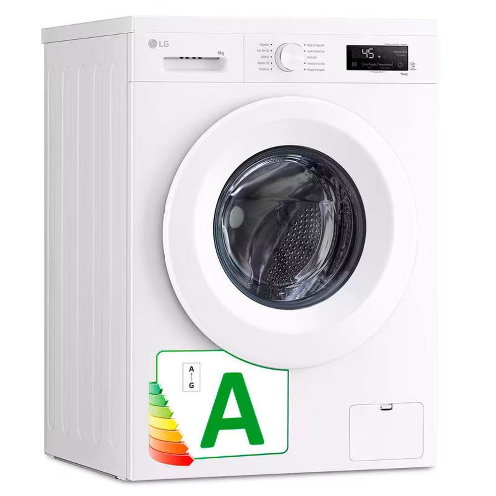 LAVADORA LG F4X1008NWH A 8KG 1400RPM