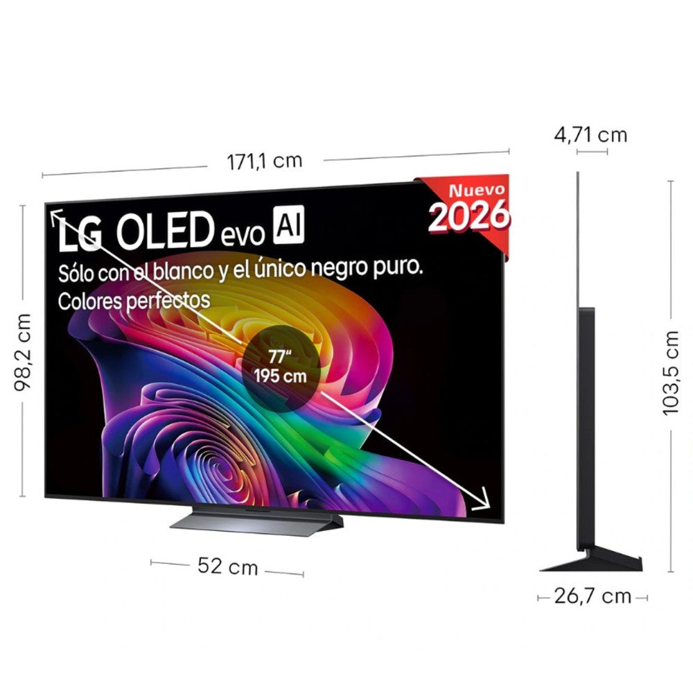 TVC LG 77" LED OLED77C66LB.AEU OLED