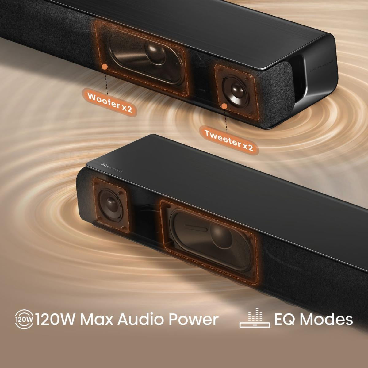 BARRA DE SONIDO HISENSE HS1000 2.0 120W