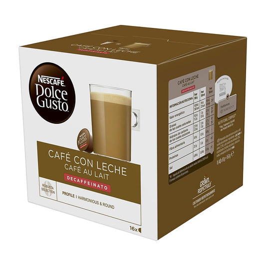 CAPSULAS NESTLE CAFE C/LECHE INTEN.CON