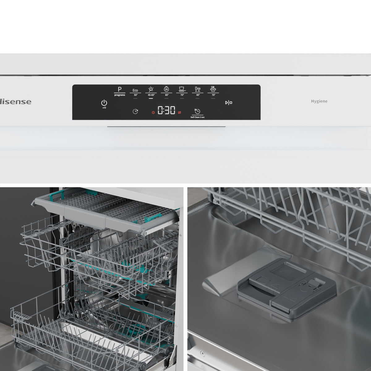 LAVAV. HISENSE HS643B90W B 15CUB BLANCO