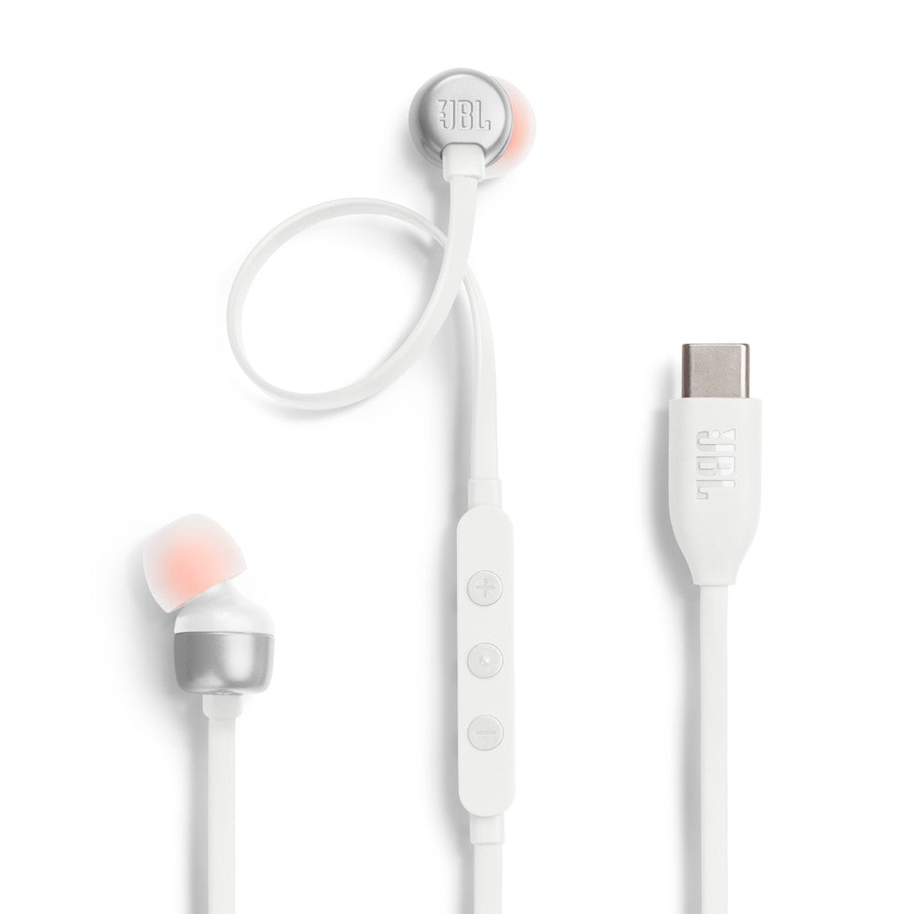 AURICULAR JBL TUNE 310 USB-C WHITE