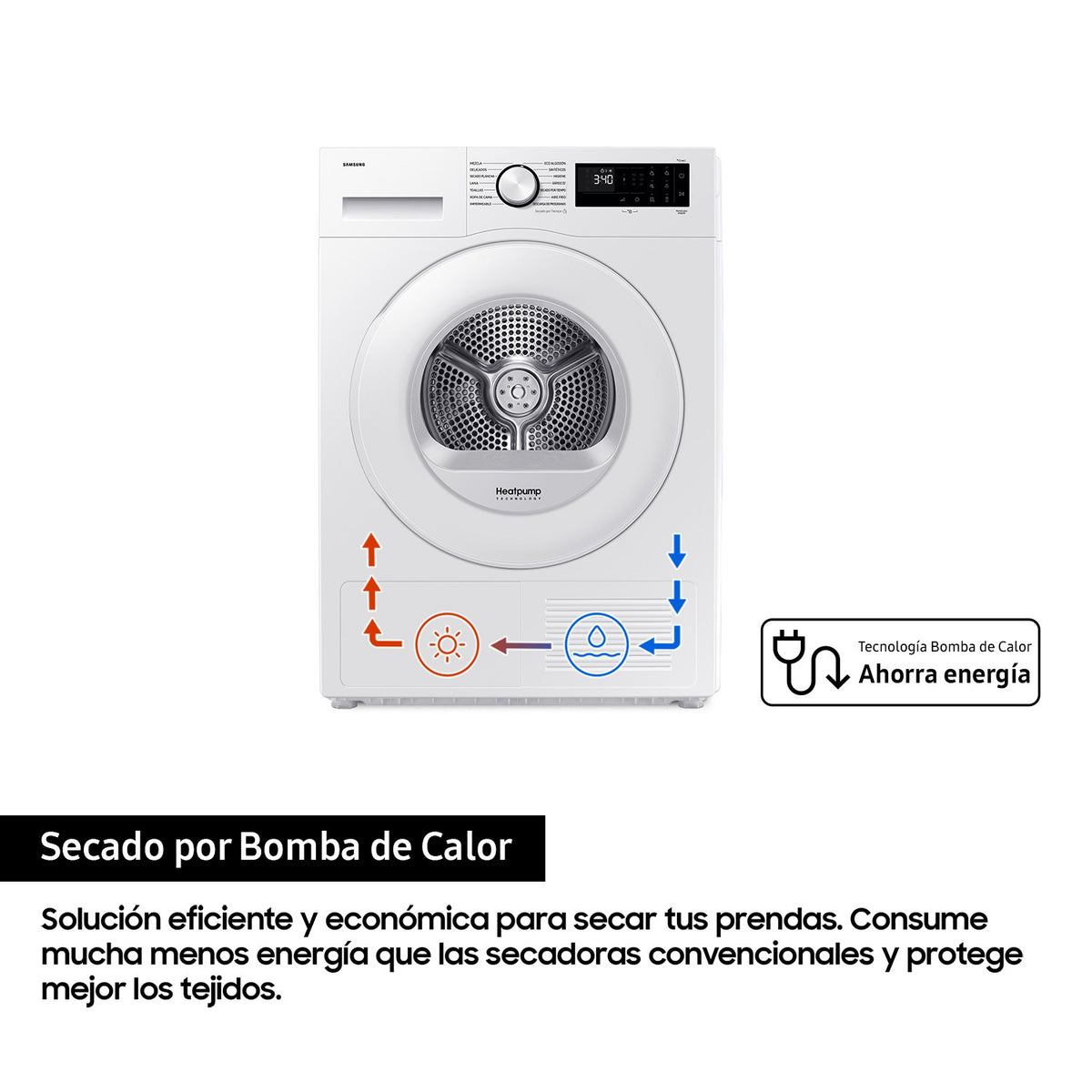 SECADORA SAMSUNG DV90DG52A0TEEC C 9KG --