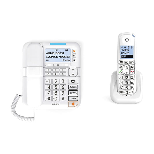 TELEFONO ALCATEL DEC XL785 COMBO BLANCO