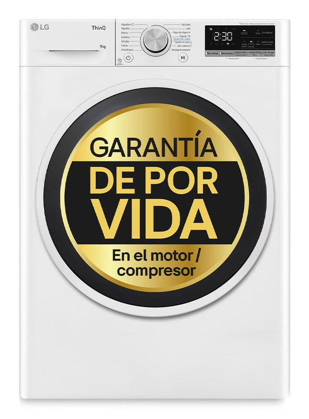 SECADORA LG RH90V5AV6N D 9KG BLANCA
