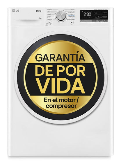 SECADORA LG RH90V5AV6N D 9KG BLANCA