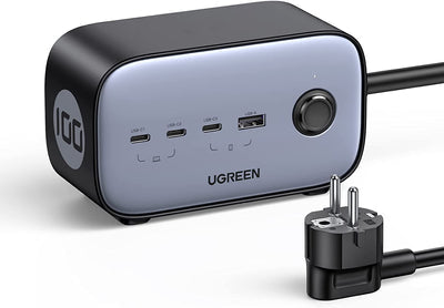 REGLETA UGREEN CUBE 3 AC + 2A + 2C 65W