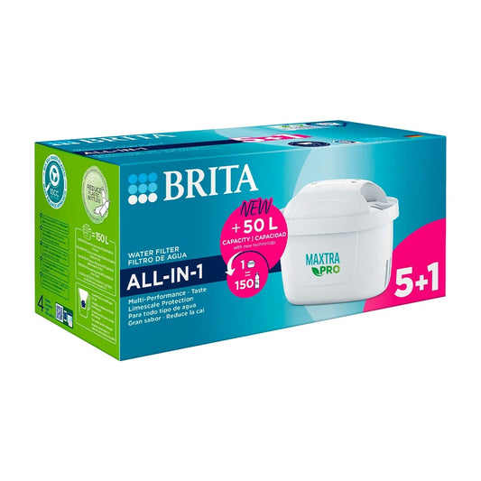 FILTRO BRITA PACK 6 (5+1) MX PRO ALL-IN