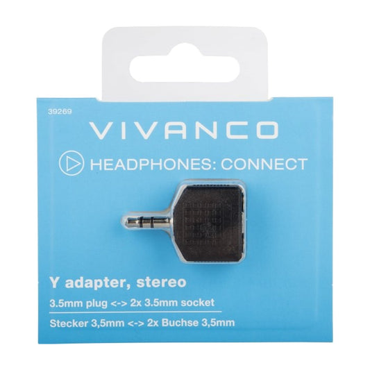 ADAPTADOR VIVANCO 39269 3.5M-2X3.5MM