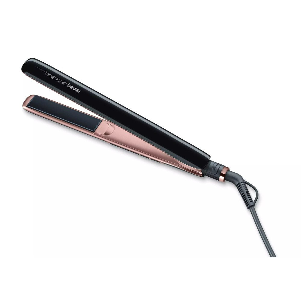 PLANCHA BEURER HS-80 TITANIO LUZ LED