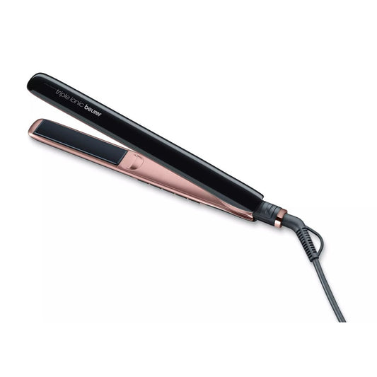 PLANCHA BEURER HS-80 TITANIO LUZ LED