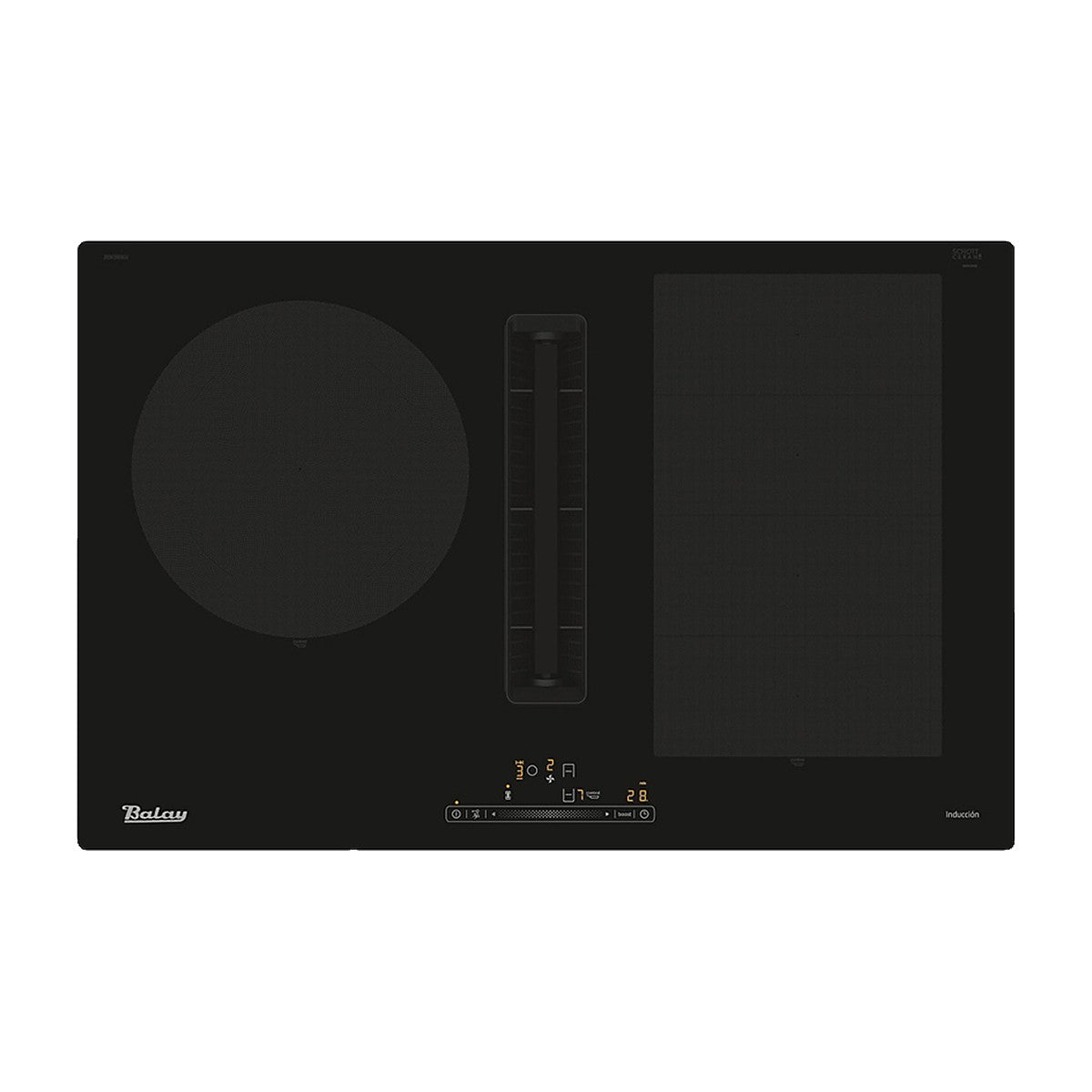 ENCIM BALAY 3EBC989LU 80CM 2 INDUCCION