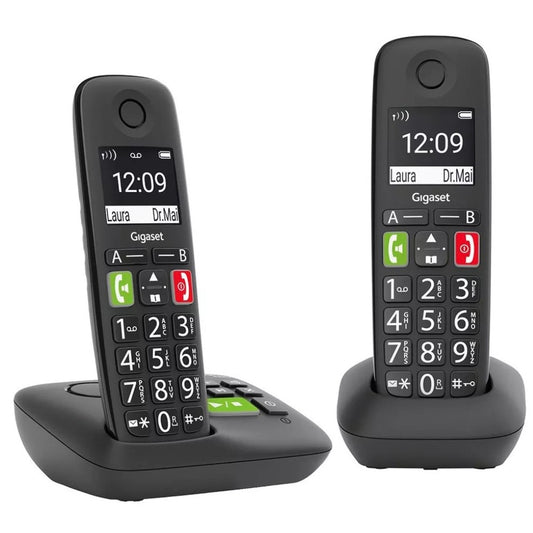 TELEFONO SIEMENS GIGASET E290 DUO BLACK