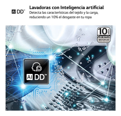 LAVADORA LG F4WR7010AGS A 10KG 1400RPM