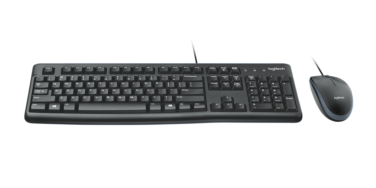 TECLADO+RATON LOGITECH MK120 USB NEGRO