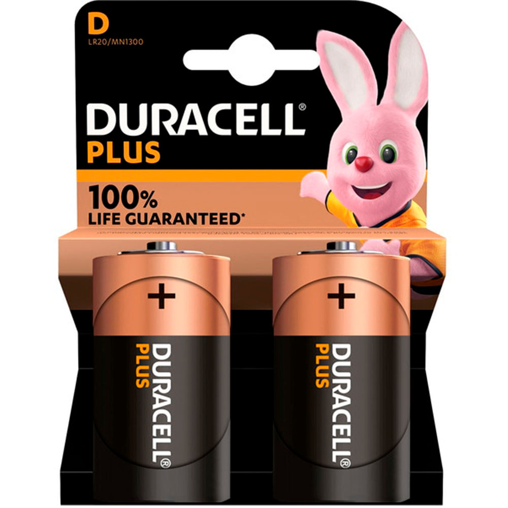 PILA DURACELL ALCALINA PLUS D (LR20) K2
