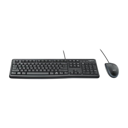 TECLADO+RATON LOGITECH MK120 USB NEGRO