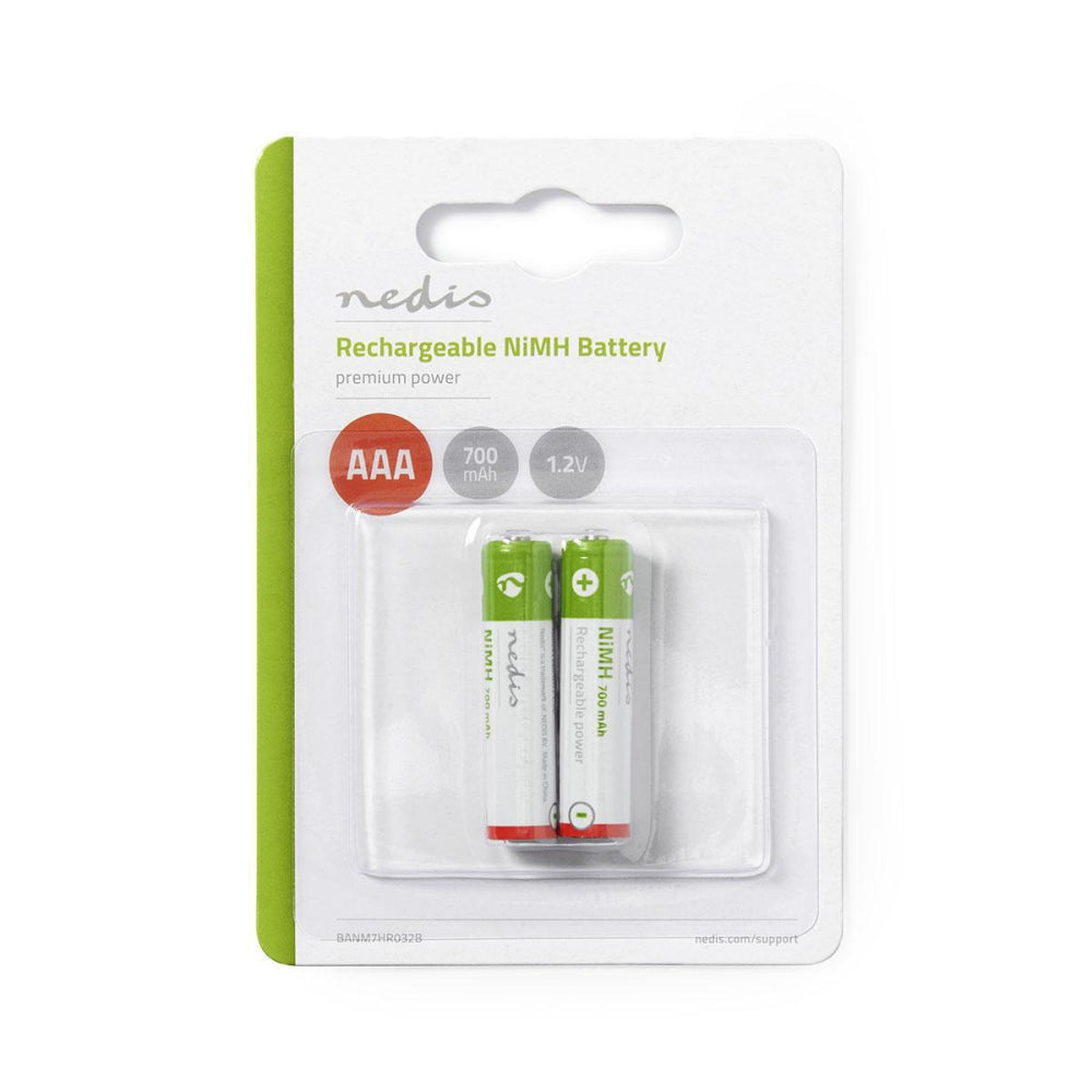 PILAS NEDIS BANM7HR032B AAA 1.20V 2UNDS
