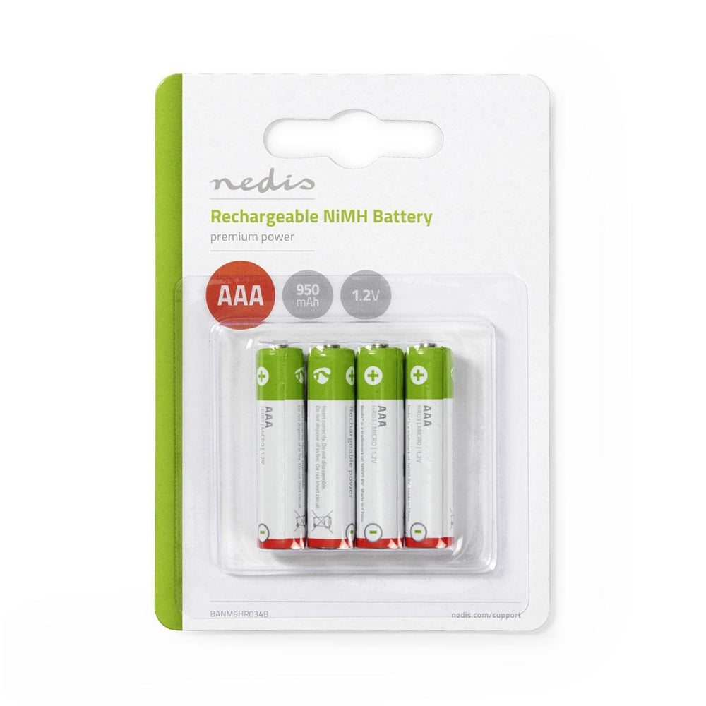 PILAS NEDIS BANM9HR034B AAA 1.20V 4UNDS