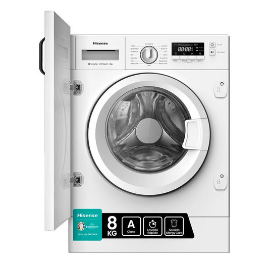 LAVADORA HISENSE WF3M841BWIES A 8KG - --