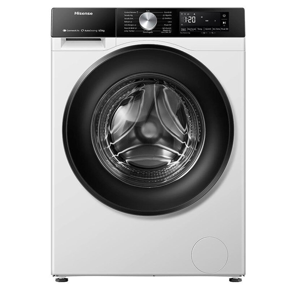 LAVADORA HISENSE WD3S8043BW3 D/A 8-5KG -