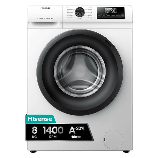 LAVADORA HISENSE WF1Q8041BW A 8KG 1400RP