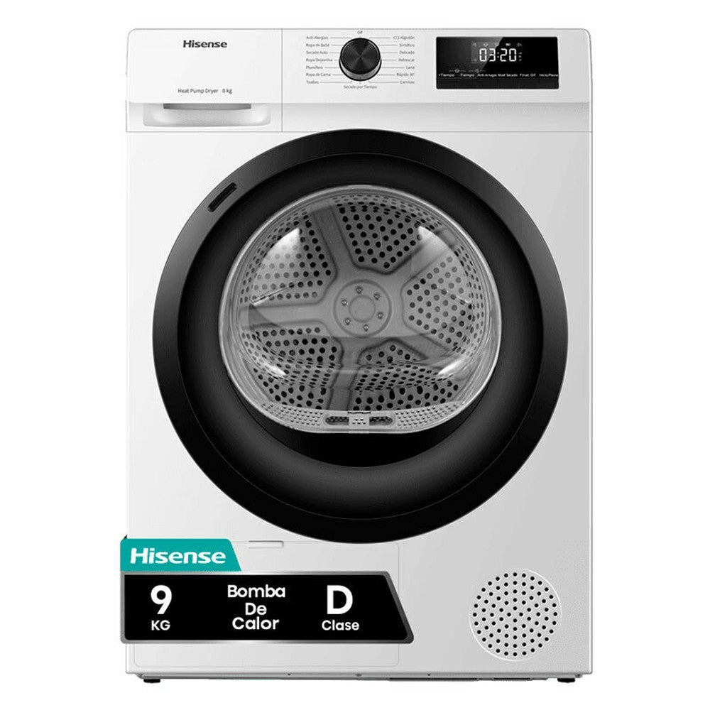 SECADORA HISENSE DHQE900UWDC D 9KG BLANC
