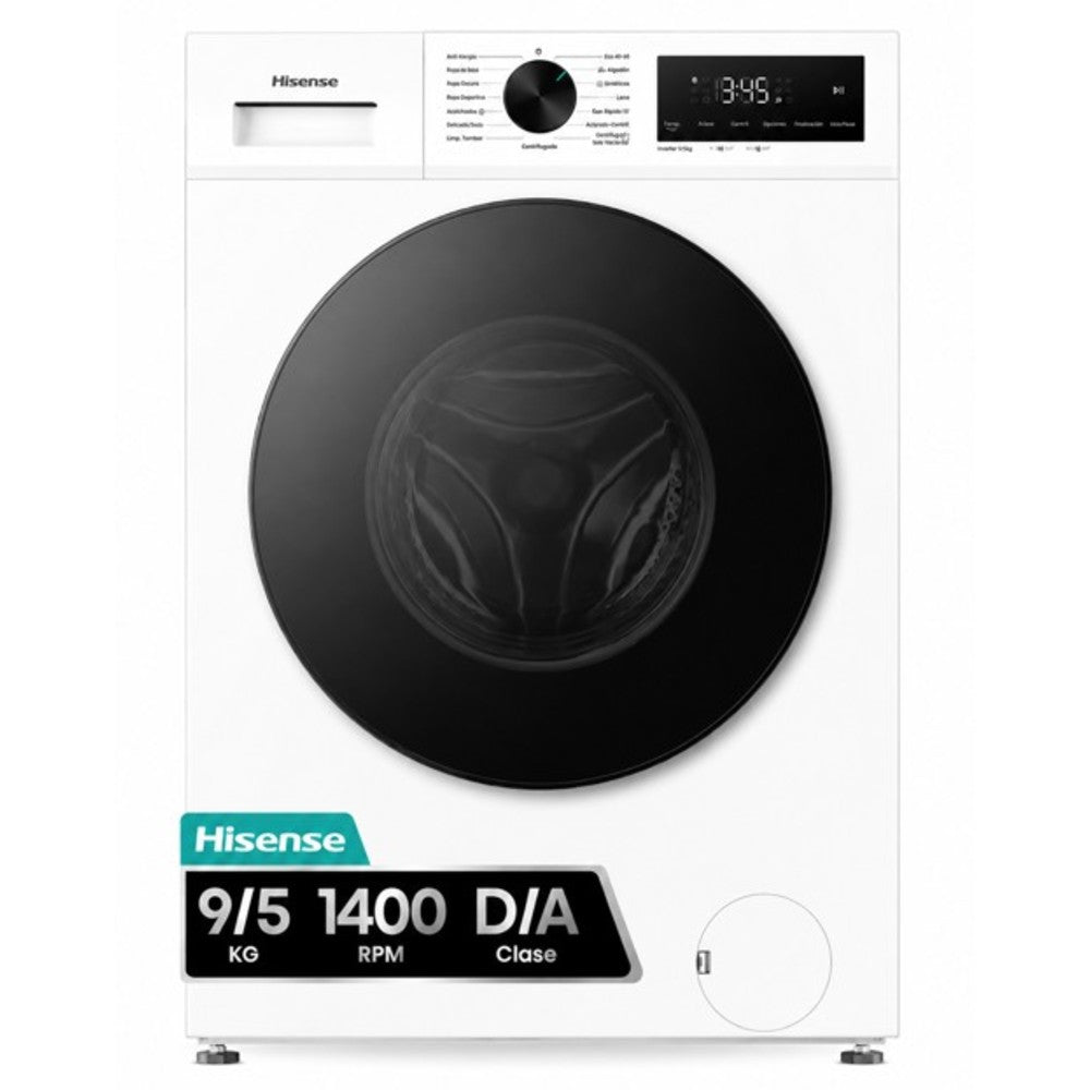 LAVADORA HISENSE WD1I9042BWF2 D/A 9/5KG-