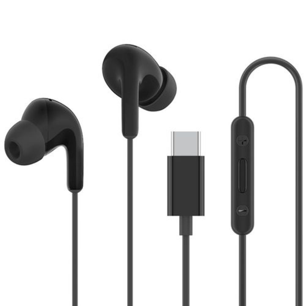 AURICULAR XIAOMI EARPHONES TYPE C BLACK